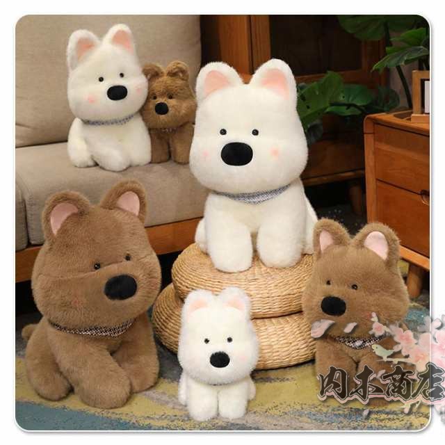 ぬいぐるみ 犬 ウエスト・ハイランド・ホワイト・テリア ふわふわ 可愛い 柔らかい 犬 子犬 45cm 抱き枕 おしゃれ 添い寝枕 おもちゃ 寝室 誕生日 クリスマス 贈り物 ギフト プレゼント イン