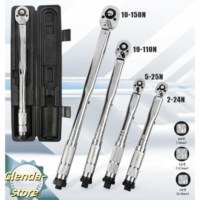 トルクレンチ スパナ プリセット型 工具 タイヤ交換 1￥/2 1￥/4 3￥/8 インチ ドライブ 28-210 40-210 25110210350