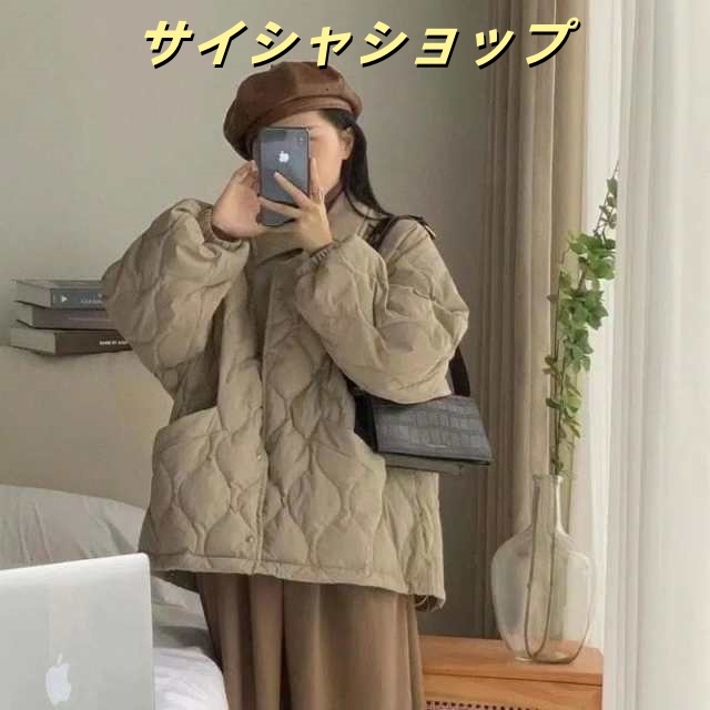 ダウンジャケット レディース ジャケット ショート 丈 防寒 防風 中綿コート フード 綿入れ 厚手 ブルゾン 冬服 アウター コート 秋冬 ストレッチ オフィス カジュアル ビジネス おしゃれ