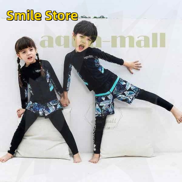 【Smile Store】水着 キッズ 子供 キッズ 女の子 キッズ ラッシュ おしゃれ ラッシュ ラッシュガード セット 3点セット ガード ガード キッズ 水着 水着