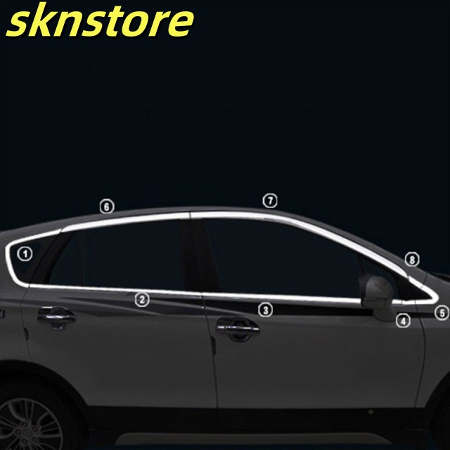 SX4 S-CROSS アクセサリー カスタム パーツ スズキ 用品 2WD YA22S/4WD YB22S ウェザーストリップ サイドウィンドウモール