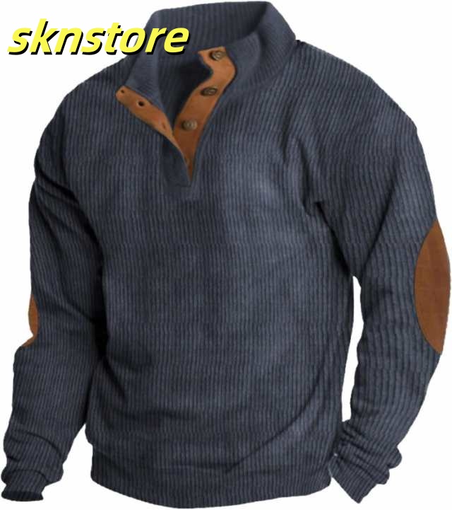 長袖tシャツ メンズ ハーフボタン トレーナー トップス スウェット ポロシャツ コーデュロイ プルオーバー カーディガン 防寒 ジャケット 冬服 オシャレ 古着 コート ゆったり ストレッチ レトロ
