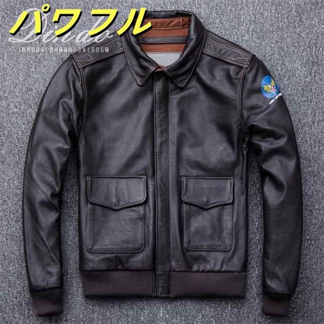 牛革 復刻 ジャケット フライトジャケット ライダースジャケット 革ジャン YKKファスナー レザー ジャケット メンズ バイク 40代 50代 60