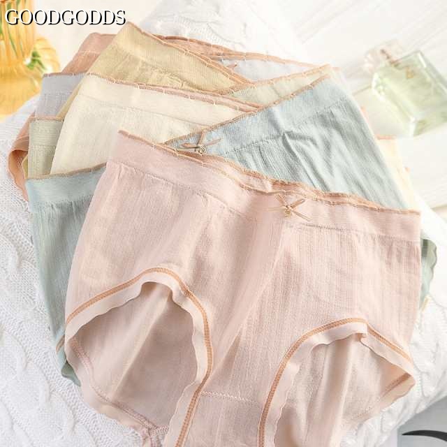 2枚セット 綿 パンツ 下着 レディース ショーツ 綿100% ハイウエスト スタンダード コットン 綿パンツ パンティ 女性 レース コットン100 かわいい 通気性 大きいサイズ すっぽり 美尻 