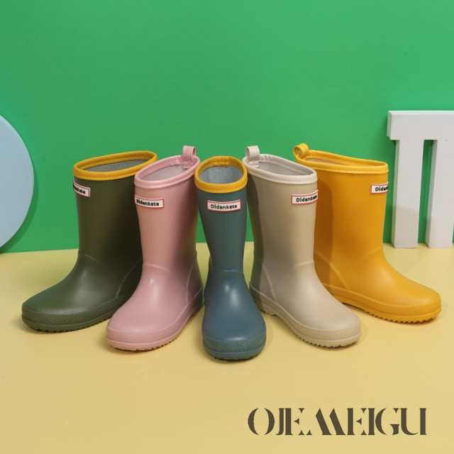 全5カラー子供レインブーツ レインシューズ 梅雨対策 シンプル 長靴 キッズ ジュニア 防水 雨靴 男の子 女の子 女の子 靴 雨具 子供 子供長靴 キッズ おしゃれ 子ども長靴 レイン ブーツ ボー